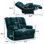 Fauteuil inclinable manuel berçant moderne en chenille l 43,7 po Tayani (ensemble de 2)-1681513823