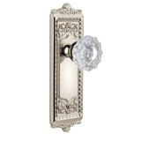 Grandeur Windsor Plate Double Dummy with Versailles Crystal Door Knob