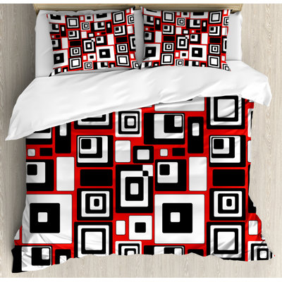 Abstract Modern & Contemporary Polyester Duvet Cover