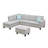 Sectional Sofa With Ottoman-1351461845