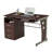 Solid Wood Top Metal Base Computer Desk