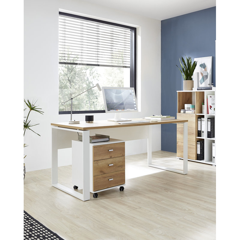 3 Piece Writing Desk Office Set