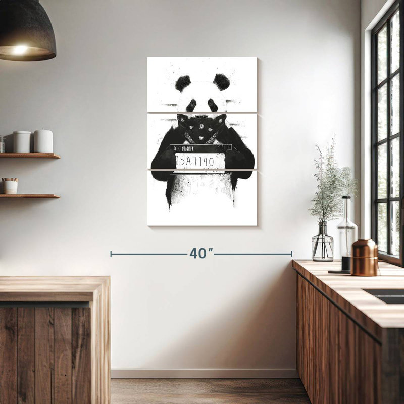 Brampt Bad Panda, 38" H x 24" W
