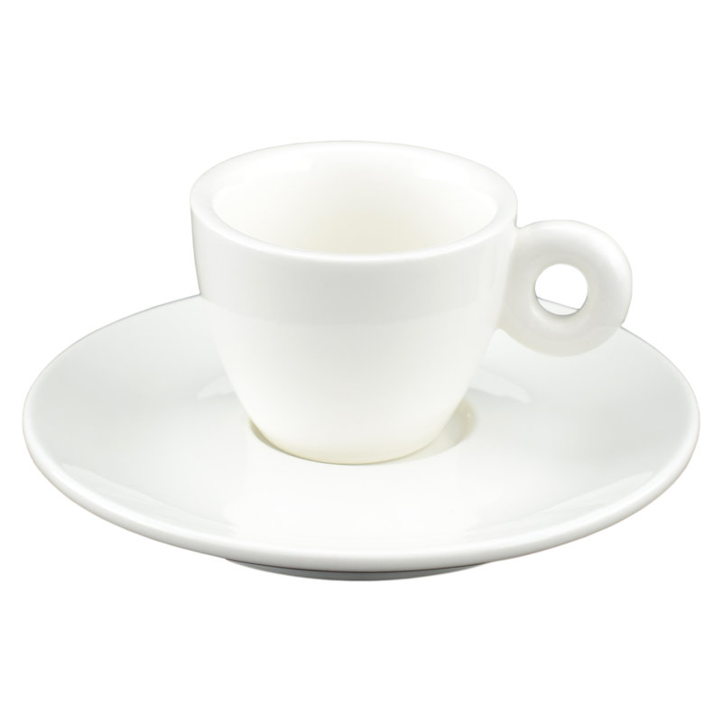 White Tie Porcelain Espresso Cup