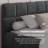 Chenille Upholstered Bed Frame With Headboard-95756490-86317122