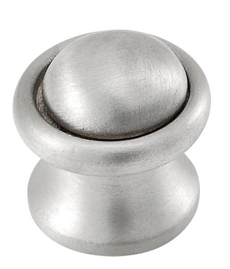 Sanzio Mushroom Knob, Satin Nickel