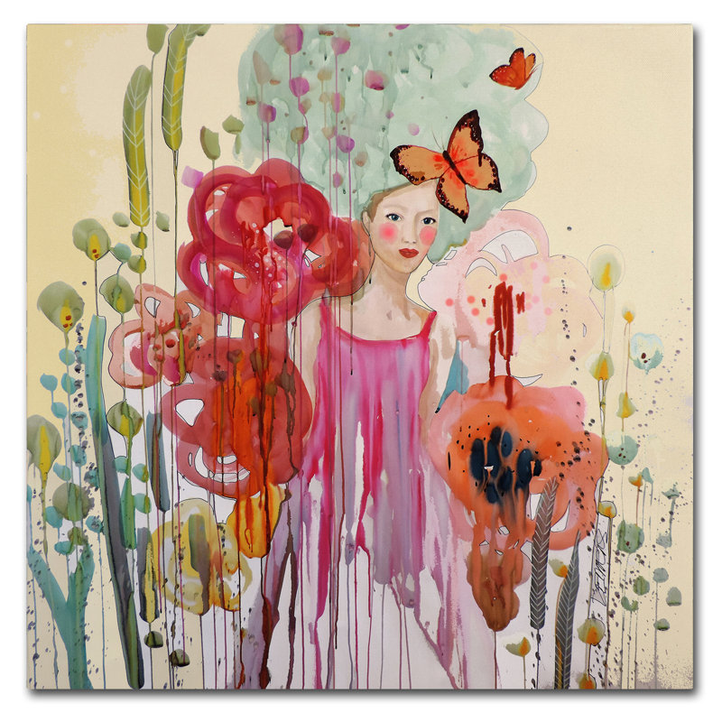 «Les Temps Presents» de Breagh, reproduction sur toile tendue, H 18 po x l 18 po