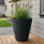 Pot à fleurs nervuré avec arrosage Strafford