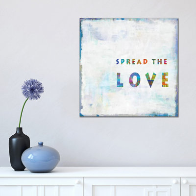 Spread The Love In Color by Jamie MacDowell - Wrapped Canvas Gallery-Wrapped Canvas Giclée
