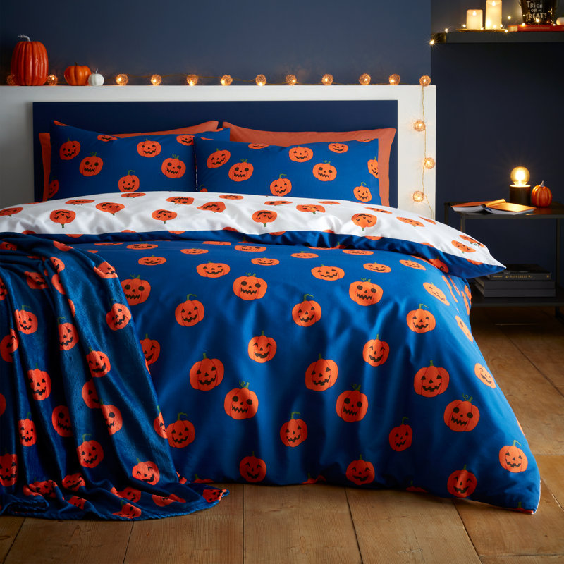 Halloween Pumpkins Cosy Blanket Throw