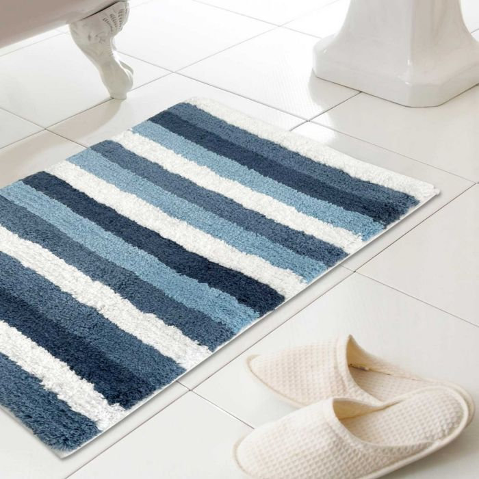 Ludwog Bath Mat, Blue
