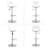 Swivel Upholstered Adjustable Height Counter Stool(Set of 4)-1090421204