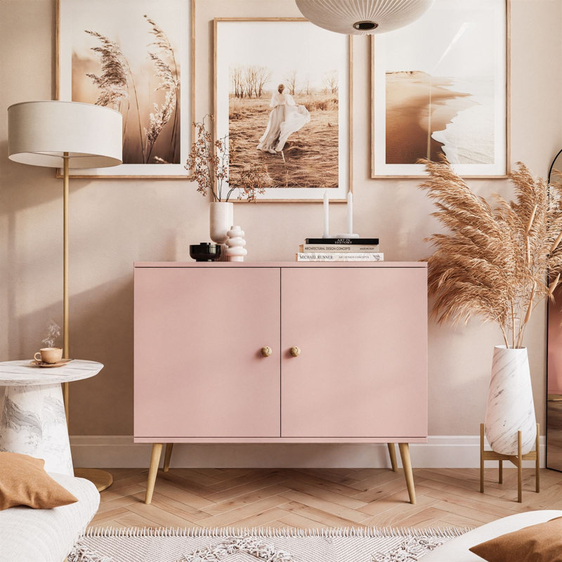 Syed Standard Accent Cabinet, Pink