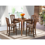 Neven - Person Solid Wood Solid Wood Top Four Leg Dining Set
