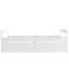 Lit plateforme simple avec deux tiroirs-1793910598
