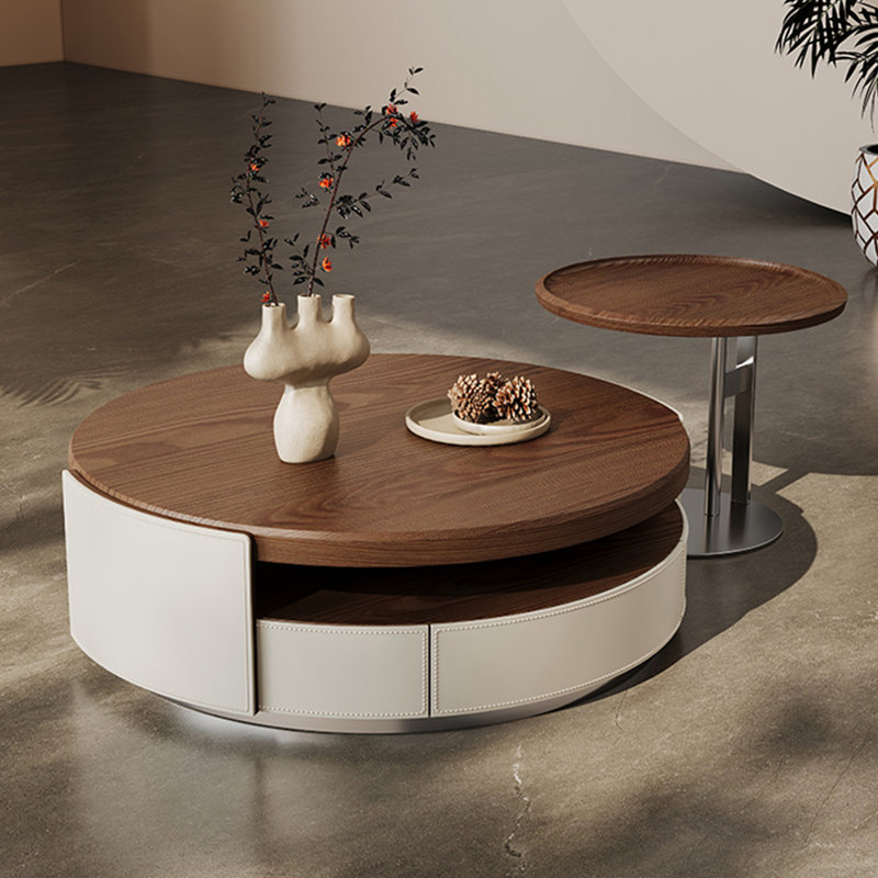 Table basse Saddle Leather, H 17,72 po x L 47,24 po x l 31,5 po