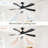 52 Inch Low Profile Ceiling Fan With Lights Remote Control,Quiet DC Motor For Patio Living Room-1461359554