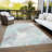 Machine Washable Indoor/Outdoor Claudian ACN1515 Seafoam Rug-109535221