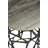 Keatley Aluminum End Table, Deep Gray