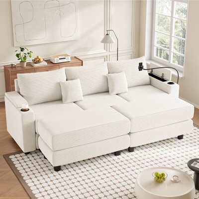 Canapé modulaire 4 pièces Demostene