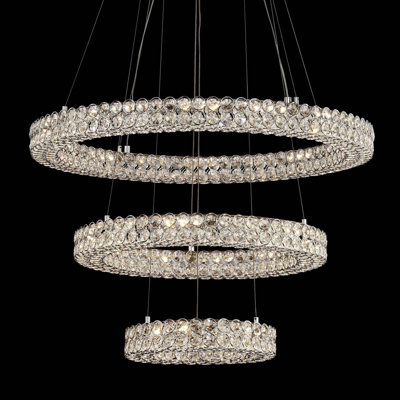 Cyril 15 - Light LED Wagon Wheel Chandelier
