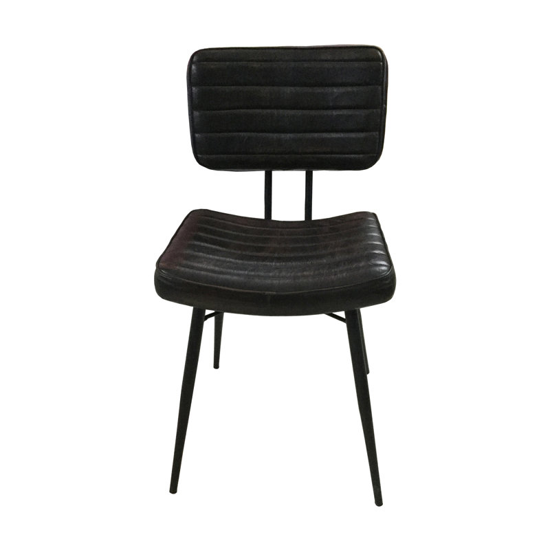 Chaise d'appoint Lambright, Noir anthracite