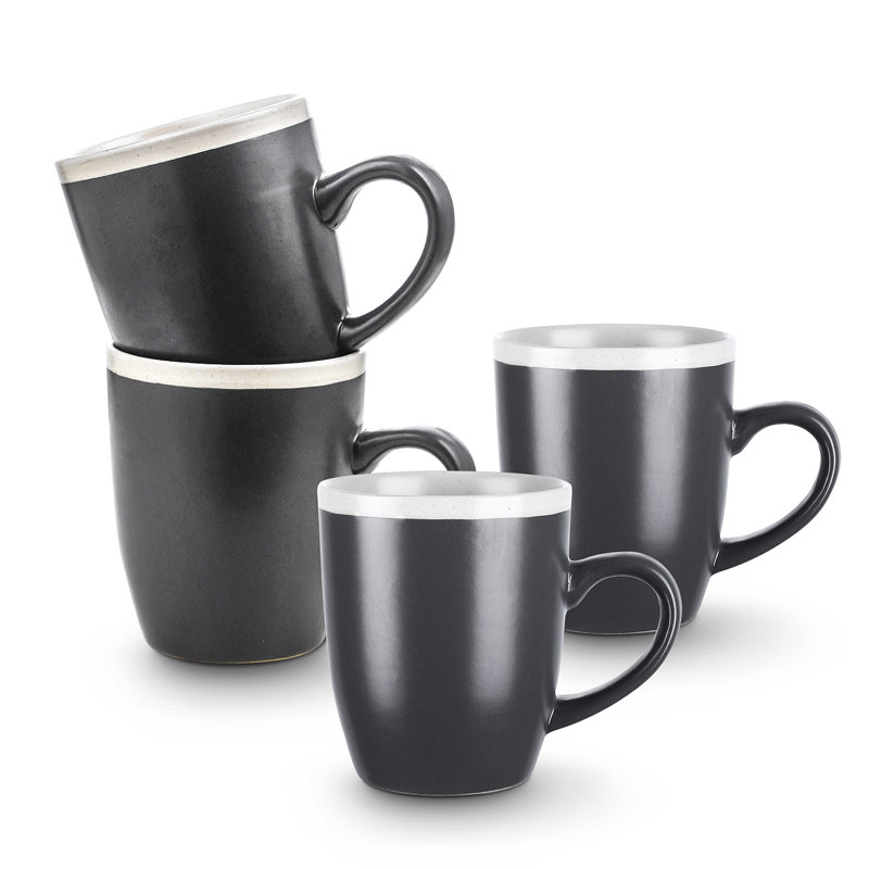 Ensemble de tasses en grès Stone Lain Serenity, gris