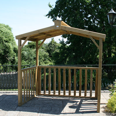 Gungnir 1.3m x 2.3m Wooden Gazebo