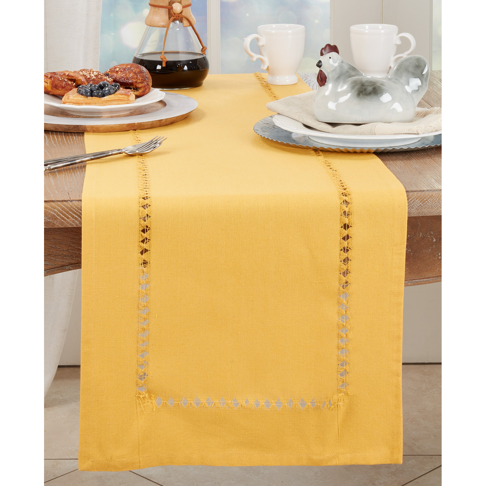 Garbo Table Runner, Mustard
