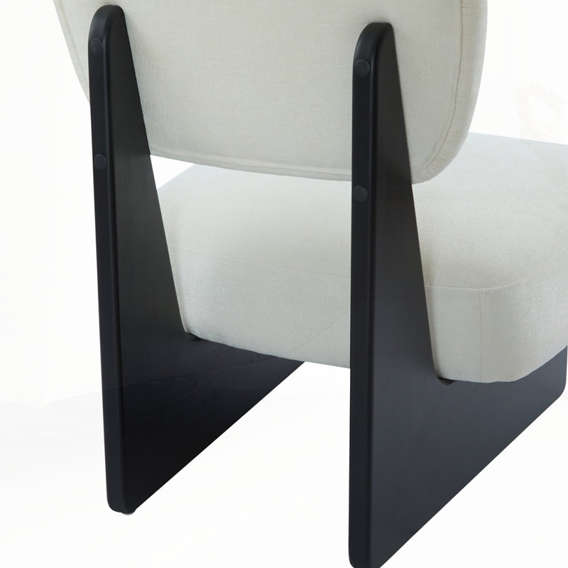 Ensemble de 2 chaises longues modernes, Noir, Beige