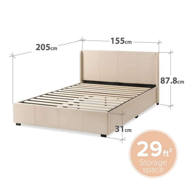 Estella Upholstered Ottoman Bed Frame with Headboard