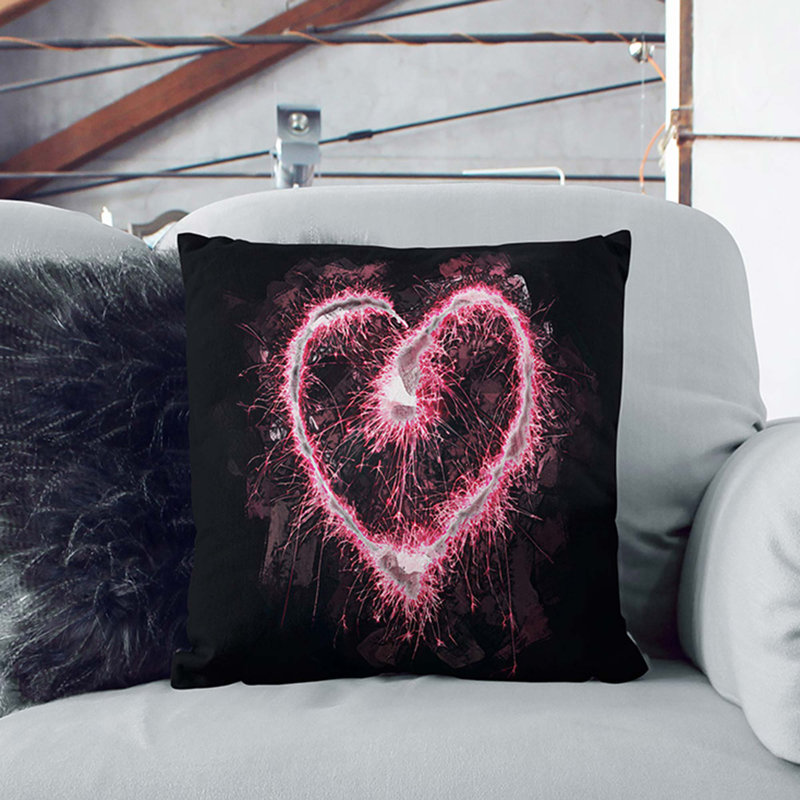 Square Throw Cushion, 55cm H x 55cm W x 20cm D