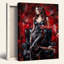 Red Velvet Canvas, reproduction d'art sur toile, ensemble de 1-130891984-130891987