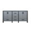 Meuble-lavabo double gris foncé de 72 po X P 22 po D-117970833-117970836