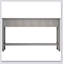 Console rustique avec deux tiroirs de taille différente et une tablette inférieure, finition gris délavé, parfaite pour le rangement et le style-822516892