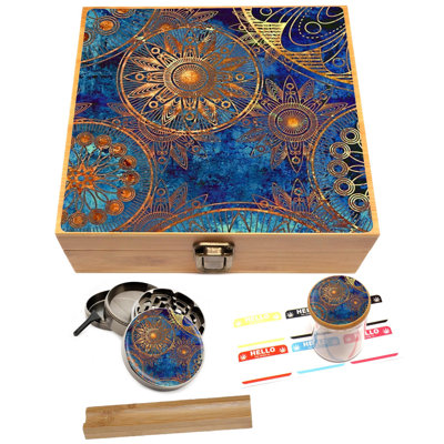 Boîte de rangement avec couvercle à charnière