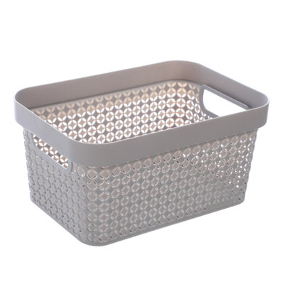 Tianca 5.1L Small Open Decorative Basket 6 Pack