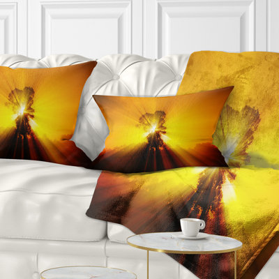 Coussin lombaire Landscape Shadows of Trees