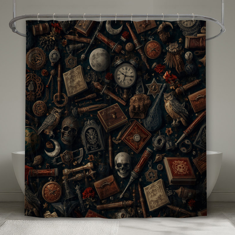 Rideaux de douche Vintage, 70in W x 72in H