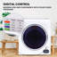 Equator Compact Vented Sensor Dryer 3.5cf/13lbs 110v Bottom Control Digital-124071377