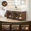 Lala 84" Double Bathroom Vanity with Grain White Engineered Stone Countertop without Mirror-2077209834