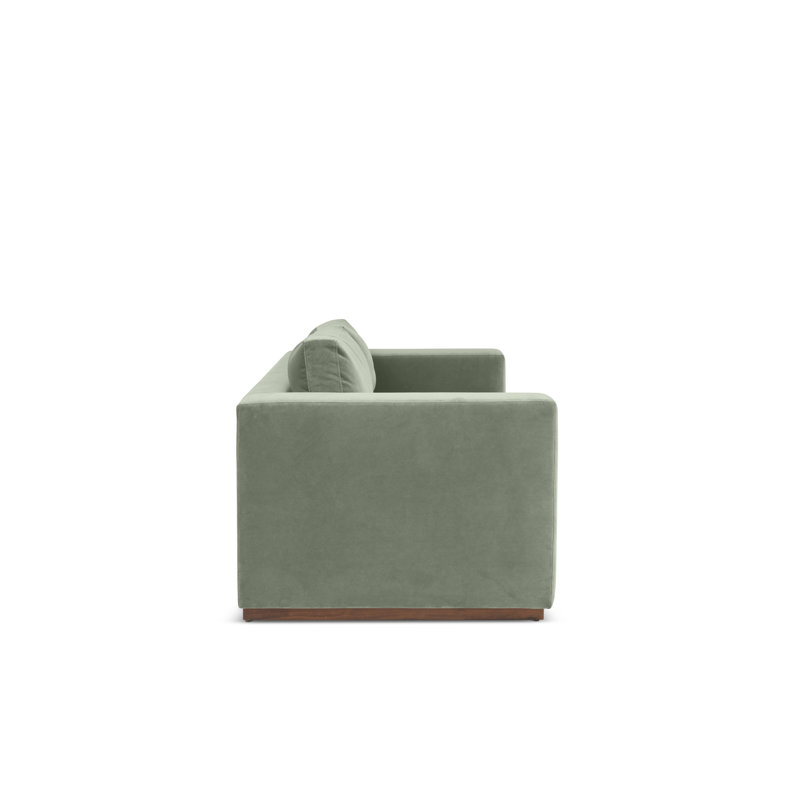 Velvet Sleeper Sofa, Banks Mineral