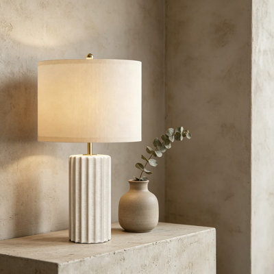 Set Of 2 Modern Ceramic Table Lamps With Touch Control, Farmhouse Bedside Lamps For Bedroom Nightstand, Living Room End Table Or Dorm Desk, Crackled Finish, Bulbs Not Included