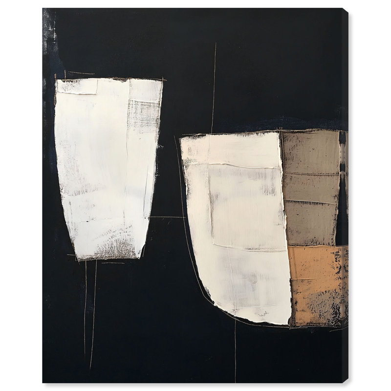 Dusk and Dearth Canvas Abstract Print by Oliver Gal, Black Frame, 16 x 20, 45"H x 36"W, Canvas Unframed
