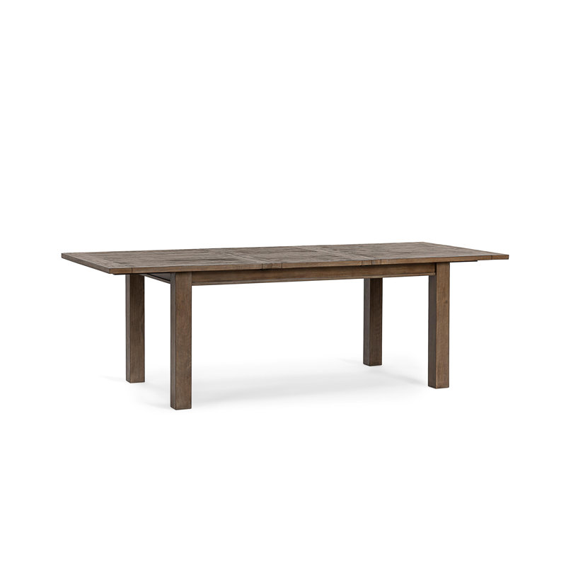 Driftwood Extendable Dining Table, Distressed Brown