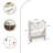 Farmhouse Hidden Shoe Cabinet With 2 Flip-Drawers-791198700