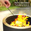Round Wood Burning Smokeless Fire Pit