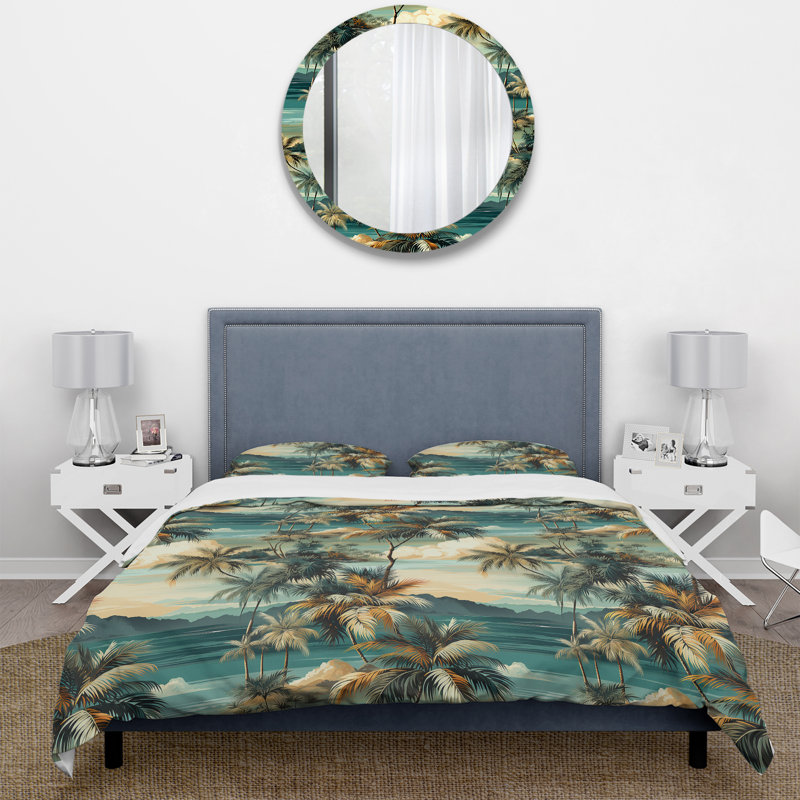 Ensemble de housse de couette Abinadi, Housse de couette pour très grand lit et 2 très