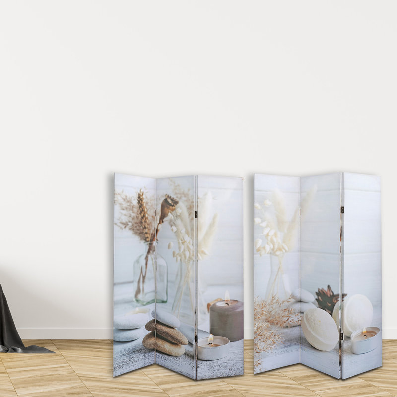 Ih Casadecor 47.5'' W x 71'' H 3 - Panel Folding Room Divider