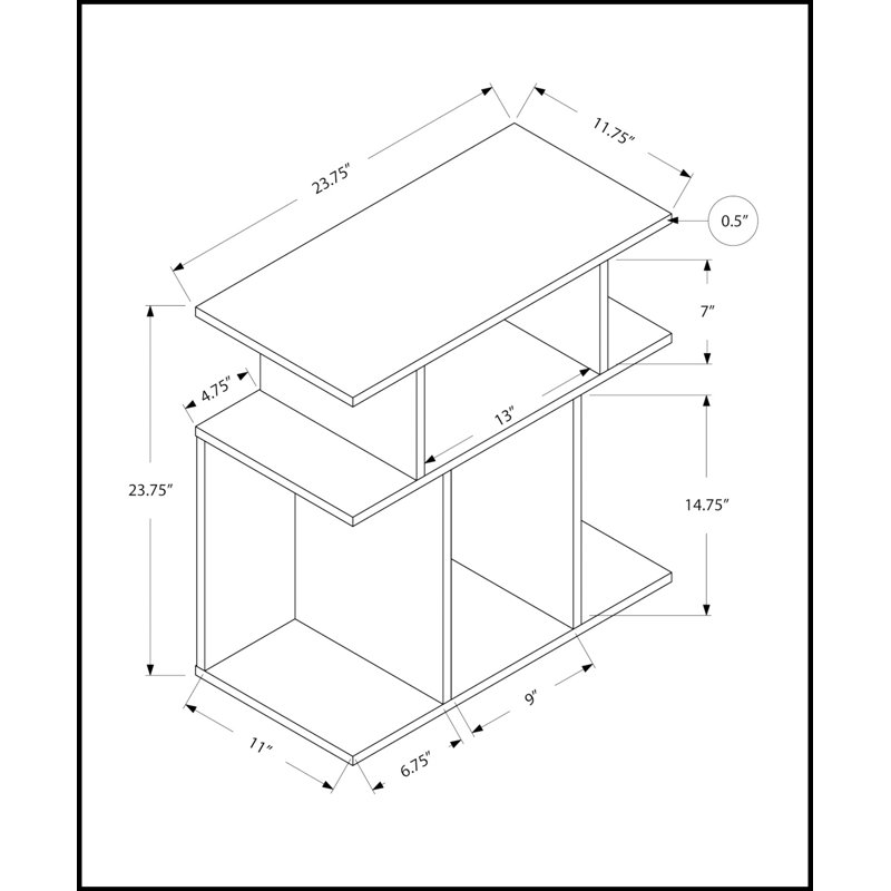 Table d'appoint, côté, bout, table de chevet, lampe et stratifié, contemporain, moderne